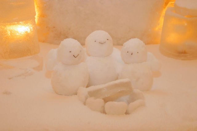 雪だるまの画像